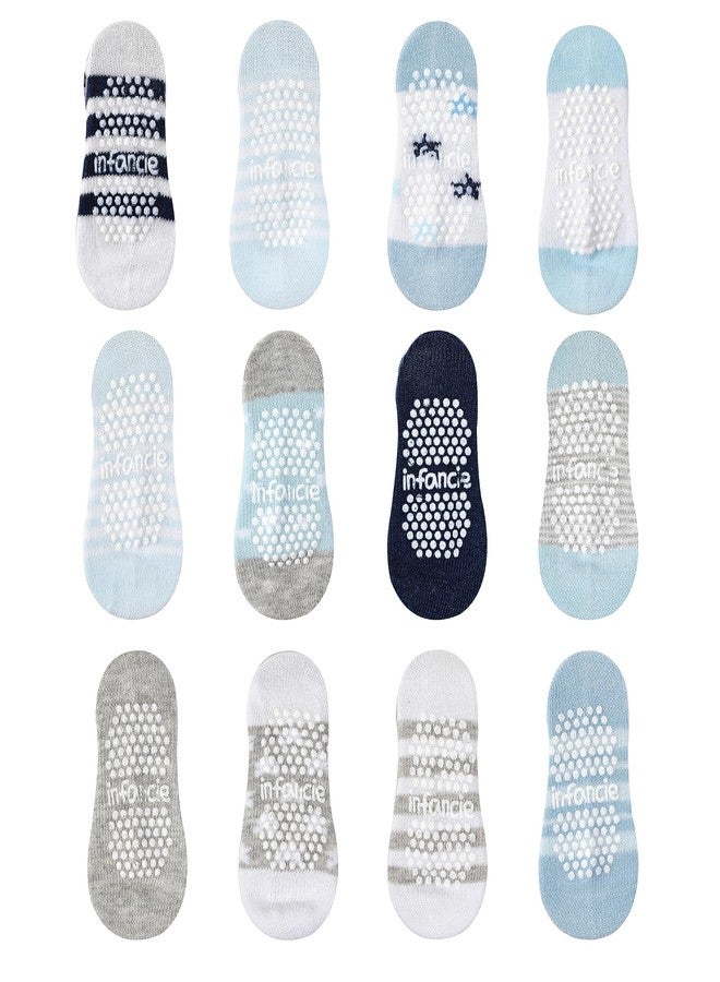 infancie Baby Socks Infant Socks 12 Pair – Soft And Comfortable Infant Sock 0-6 Months, Premium Boys Cotton Sock, Gift For Newborn Boys - Image 4